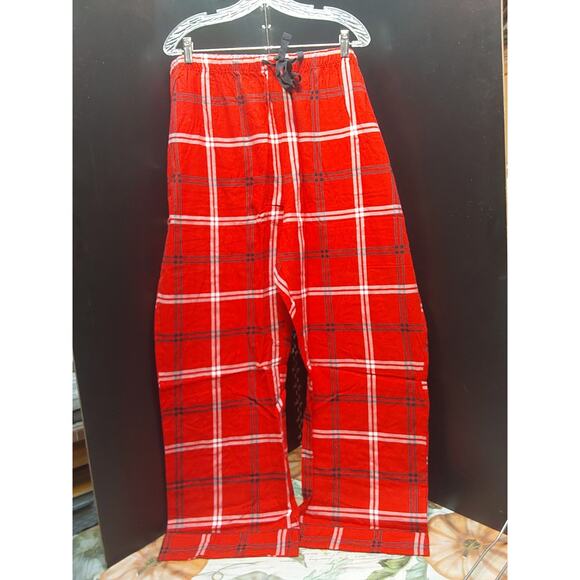 Ladies 2XL Pj's Pajamas by Wondershops Red Plaid Shirt & Pants New Lounge wear - Picture 3 of 7
